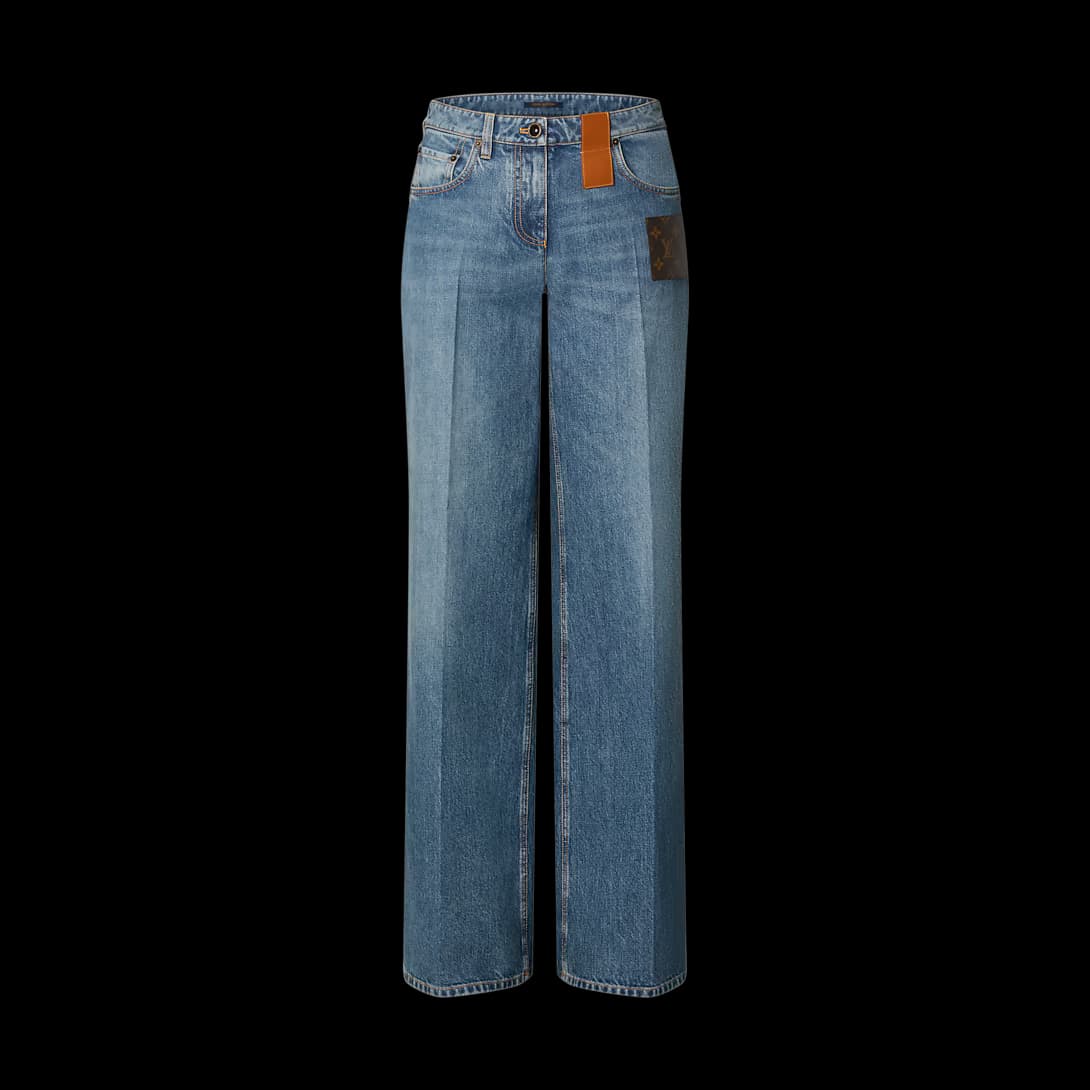 High-Waist Bootcut Jeans — front